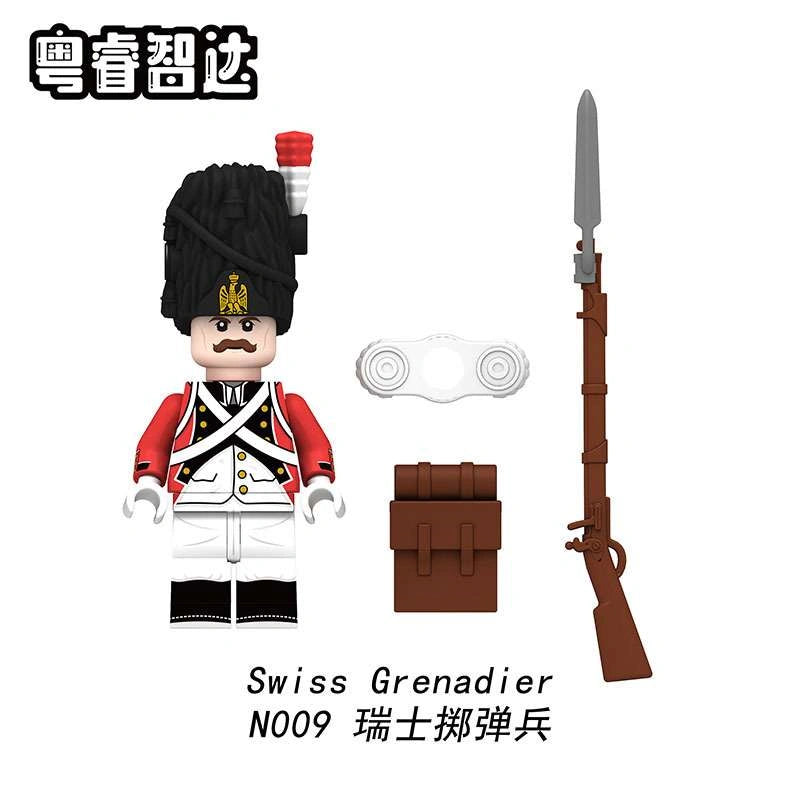 Swiss Grenadier Minifigures N009 Compatible With Lego
