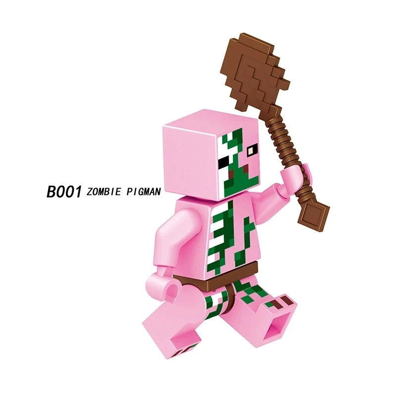 Zombie Pigman Minifigures B001 Minecraft MiniFigure