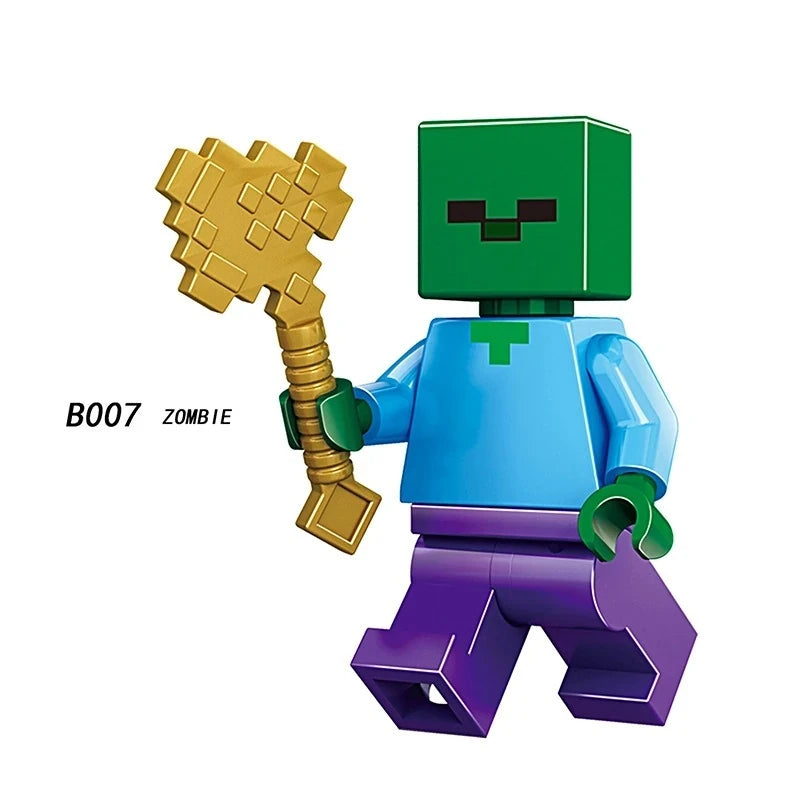 Zombie Minifigures B007 Minecraft MiniFigure