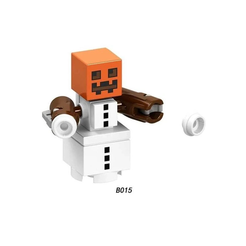 Snow Golem Minifigures B015 Minecraft MiniFigure