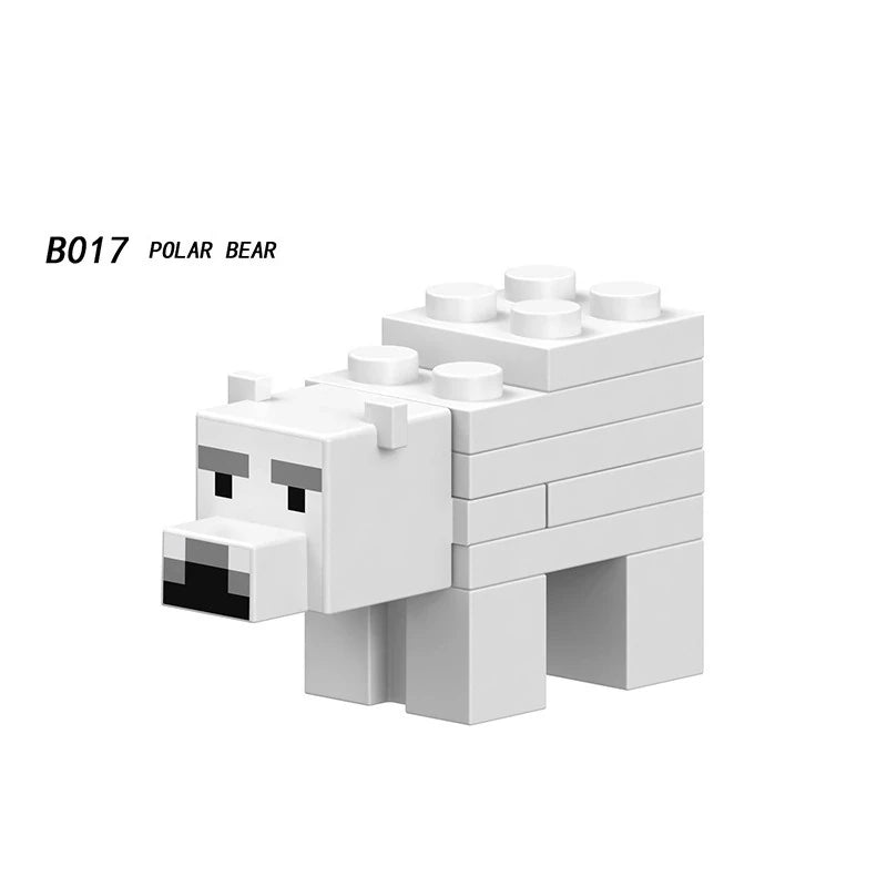 POLAR BEAR Minifigures B017 Minecraft MiniFigure