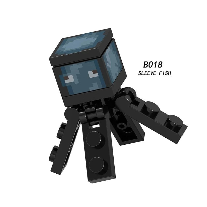 SLEEVE-FISH Minifigures B018 Minecraft MiniFigure