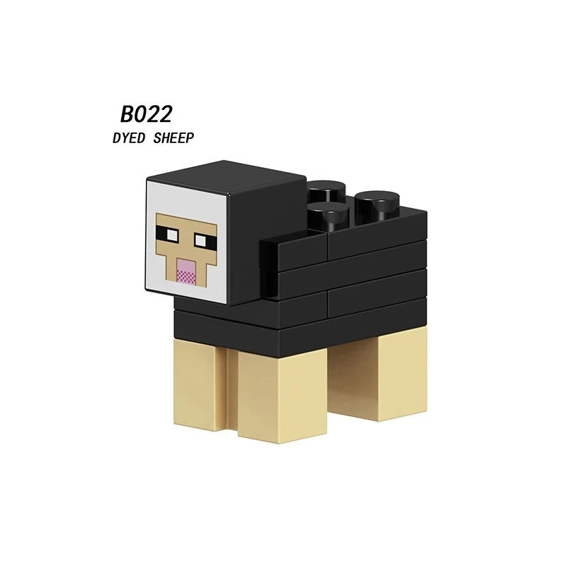 DYED SHEEP Minifigures B022 Minecraft MiniFigure