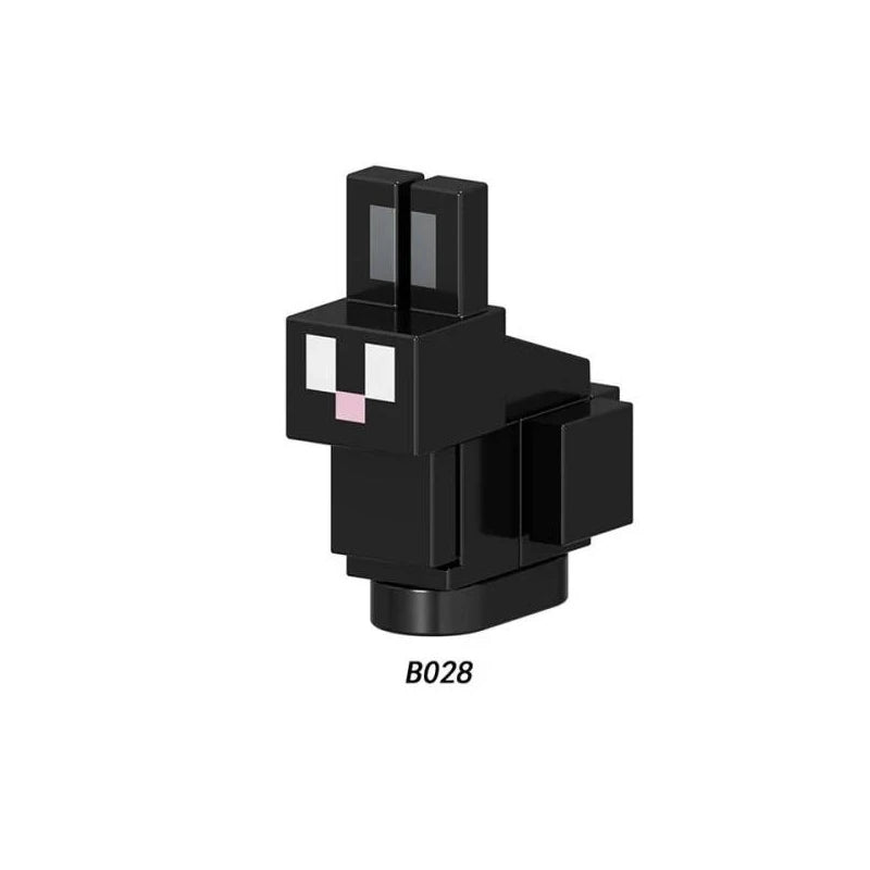 Black Rabbit Minifigures B028 Minecraft MiniFigure