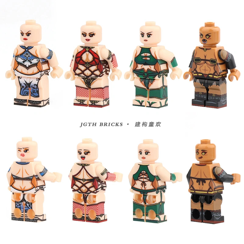 Bikini Girls Minifigures S102 Compatible With Lego