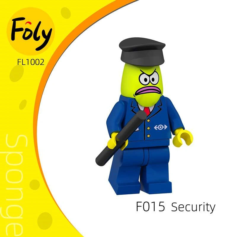 Bikini Bottom Express Bus Driver Minifigures F015 Compatible With Lego