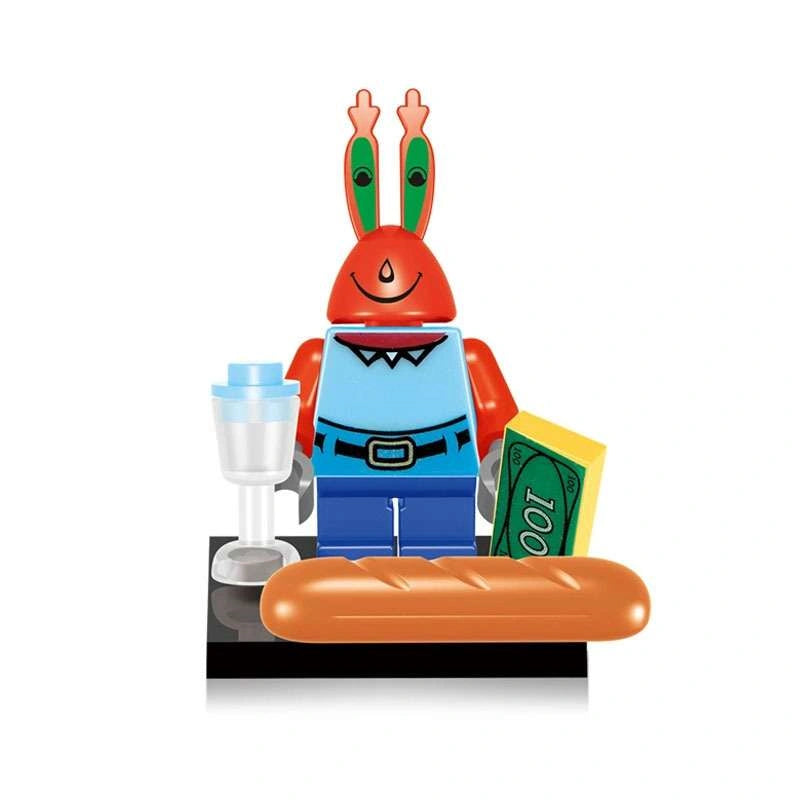 Mr. Krabs Minifigures EG060 Compatible With Lego