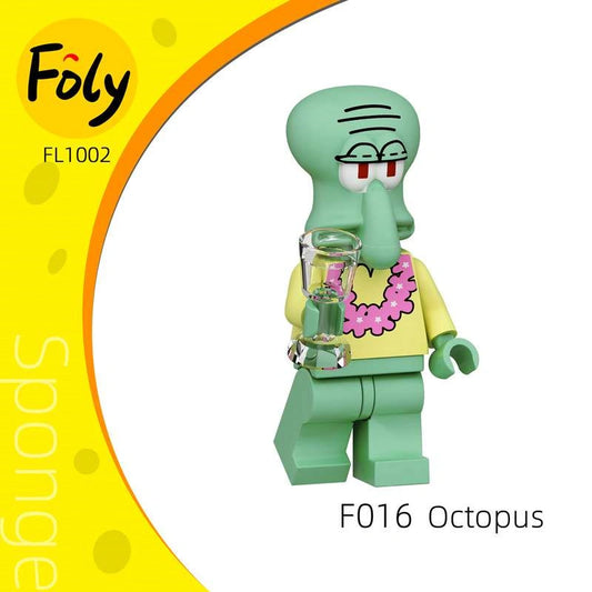 Squidward Minifigures F016 Compatible With Lego