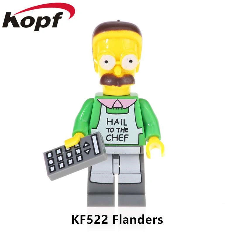 Ned Flanders Minifigures KF522 Compatible With Lego