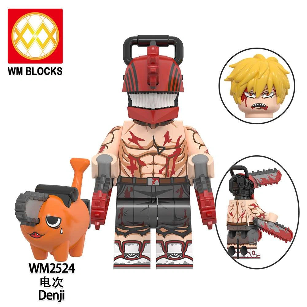 Denji Minifigures WM2524 Compatible With Lego