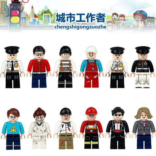City Minifigures Minifigures 8016 Compatible With Lego