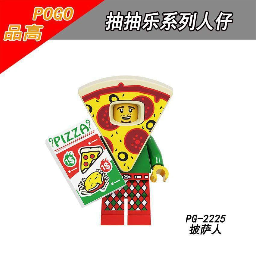 Pizza Costume Guy Minifigures PG2225 Compatible With Lego