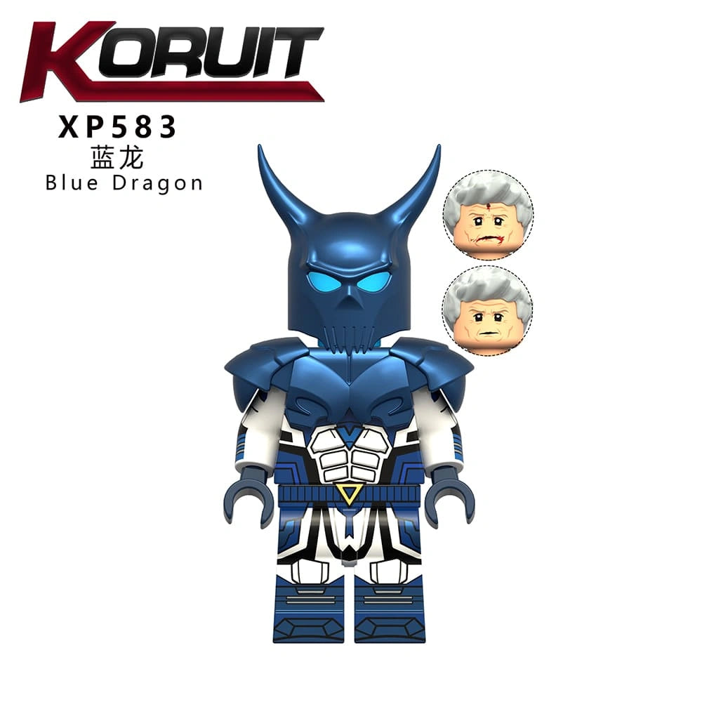 Blue Dragon Minifigures XP583 Compatible With Lego