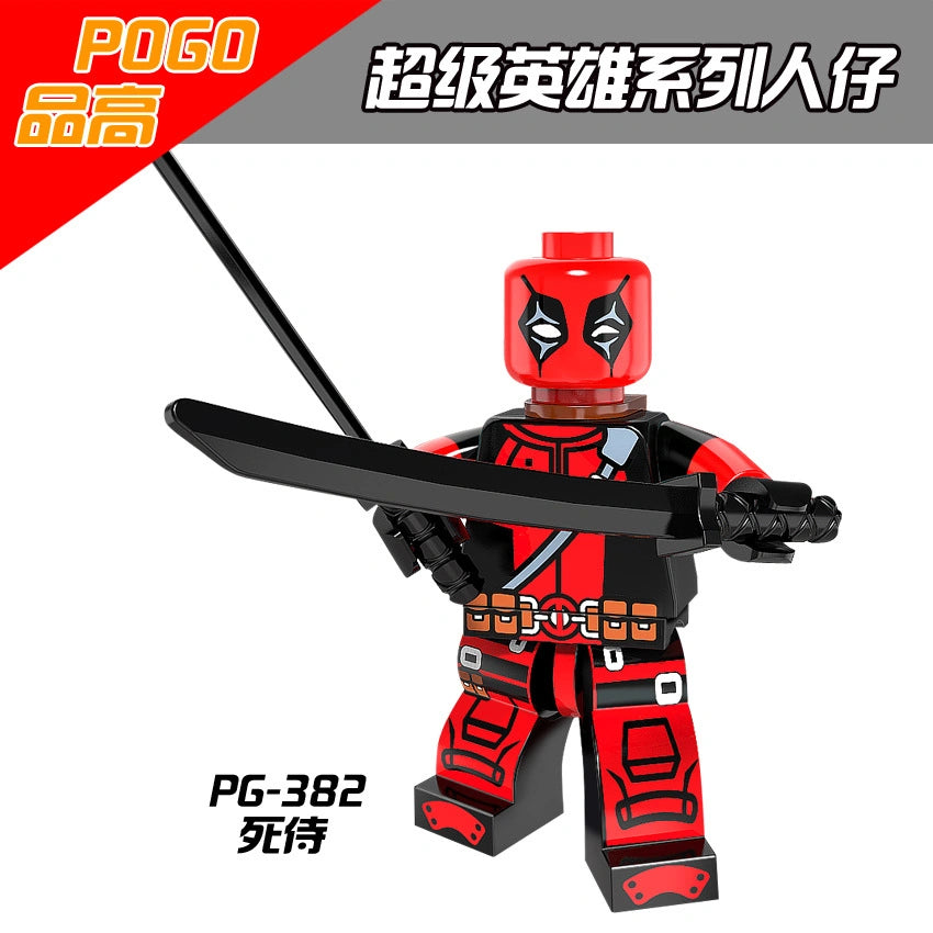 Deadpool Minifigures PG-382 Compatible With Lego