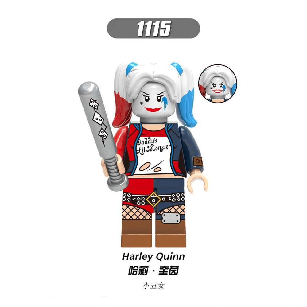 Harley Quinn Minifigures XH1115 Compatible With Lego