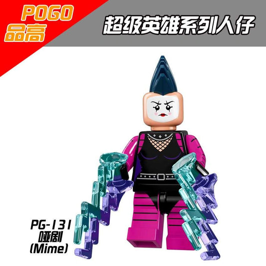 Mime Minifigures PG-131 Compatible With Lego