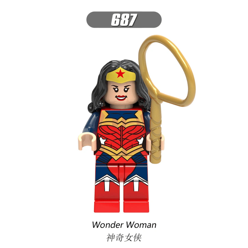 Wonder Woman Minifigures XH687 Compatible With Lego