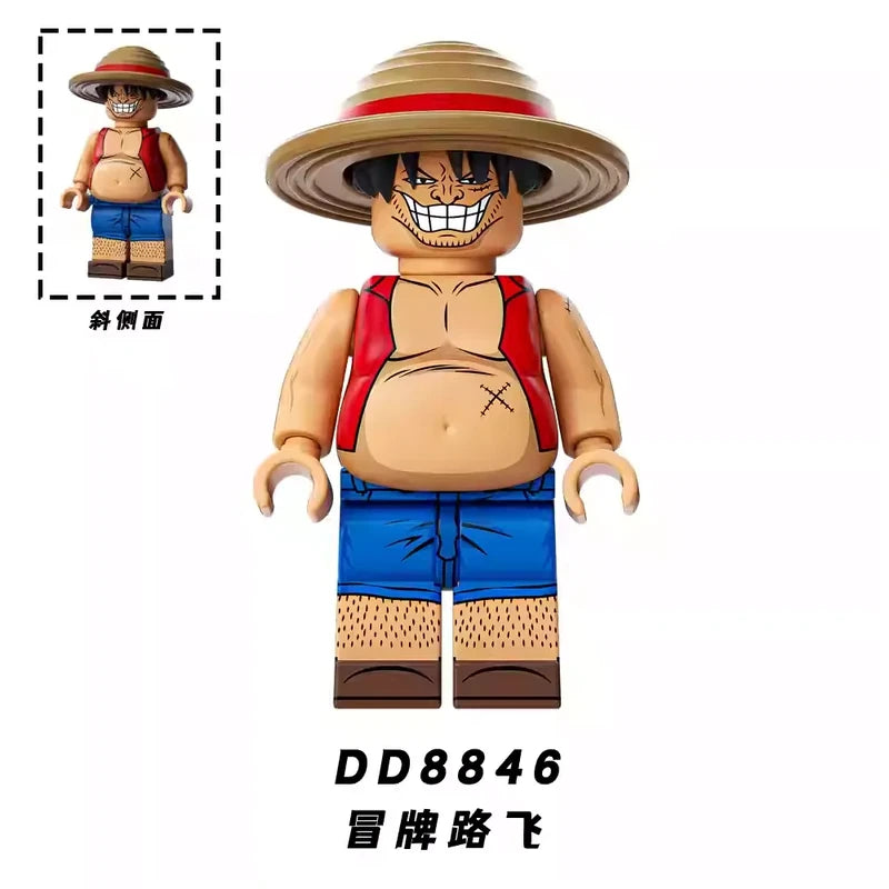 Monkey D. Luffy Minifigures DD8846 One Piece MiniFigure