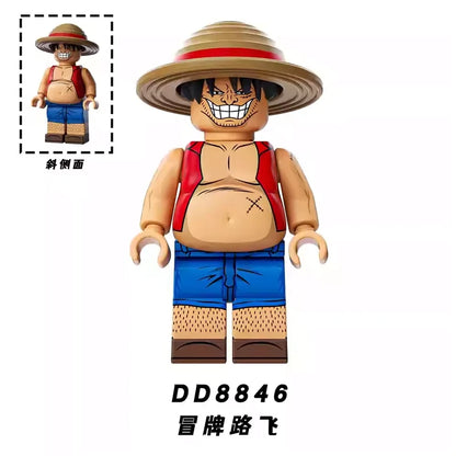 Monkey D. Luffy Minifigures DD8846 One Piece MiniFigure