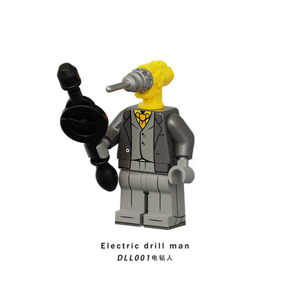 Electric drill man DLL001 Minifigures Movies and TV Minifigure