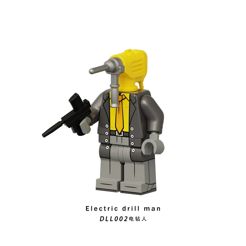 Electric drill man DLL002 Minifigures Movies and TV Minifigure