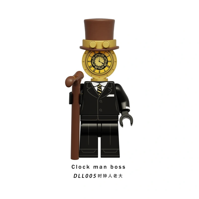 Clock Man Boss DLL005 Minifigures Movies and TV Minifigure