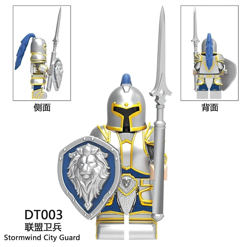 Stormwind City Guard Minifigures DT003 Games MiniFigure