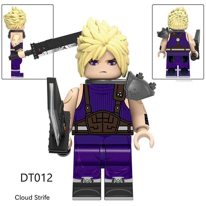 Cloud Strife Minifigures DT012 Games MiniFigure