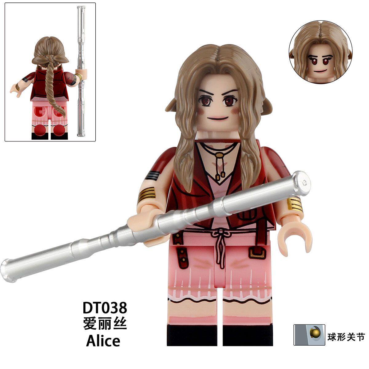Final Fantasy minifig Aerith and Yuna minifigures DT8907