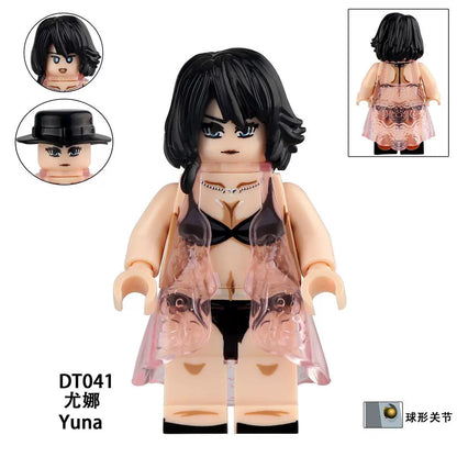 Final Fantasy minifig Aerith and Yuna minifigures DT8907