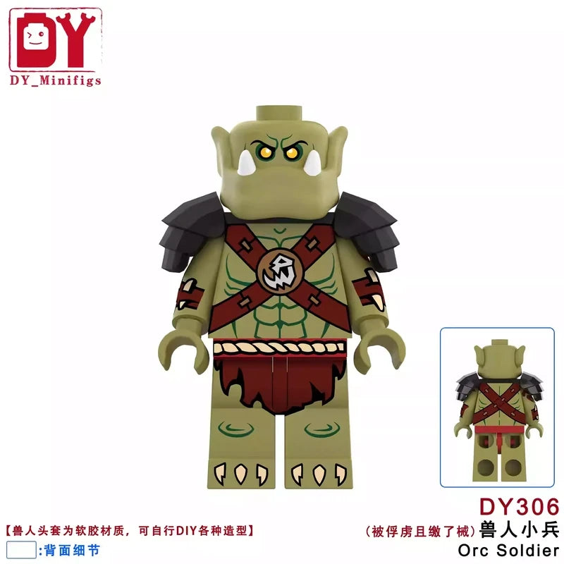 Orc Soldier minifigures DY306 Games figure