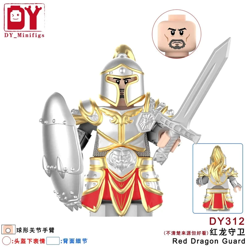Red Dragon Guard minifigures DY312 Games figure