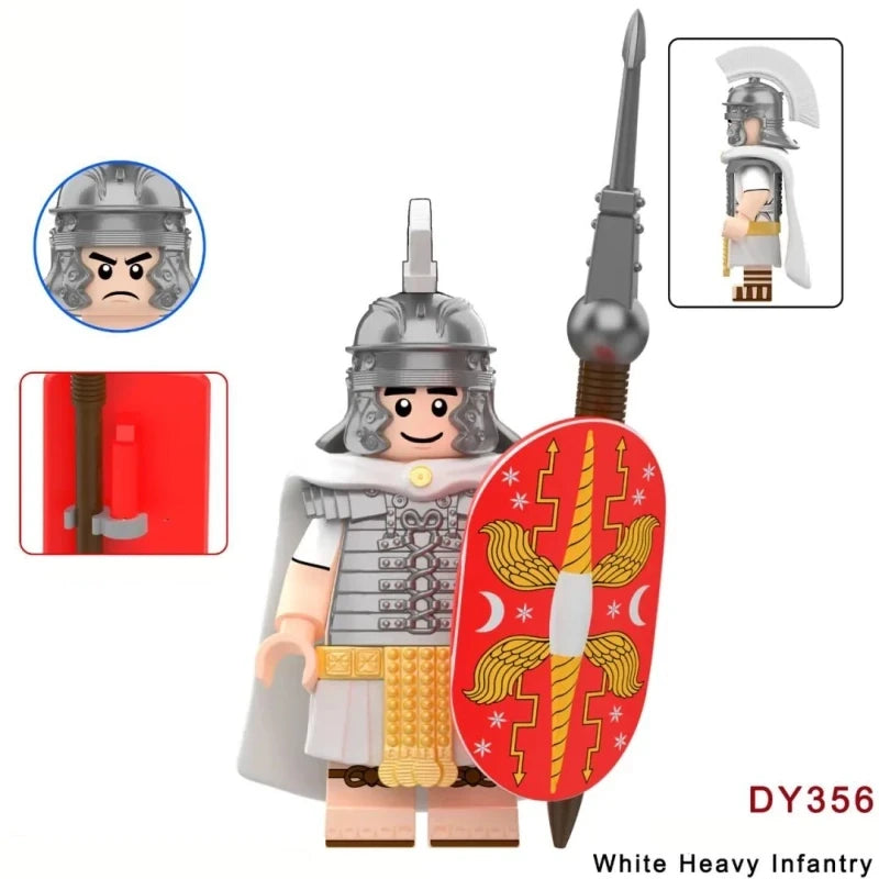 White Heavy Infantry minifigures DY356 Other figure