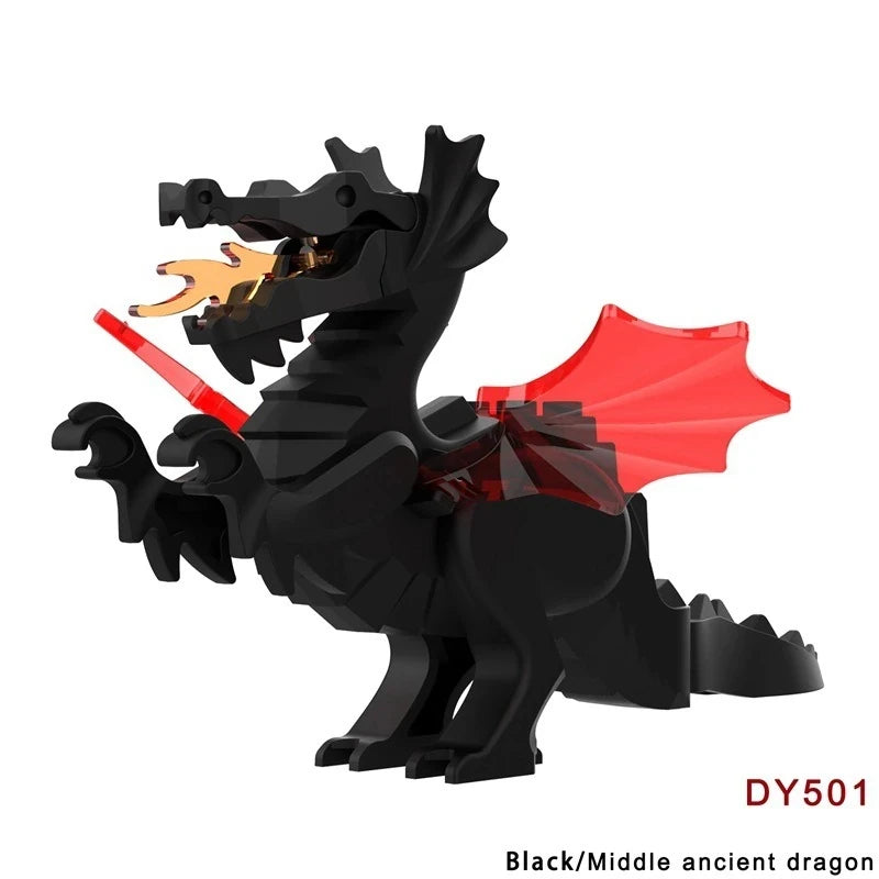 BlackMiddle ancient Dragon Minifigures DY501 Other MiniFigure