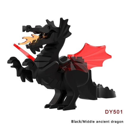 BlackMiddle ancient Dragon Minifigures DY501 Other MiniFigure