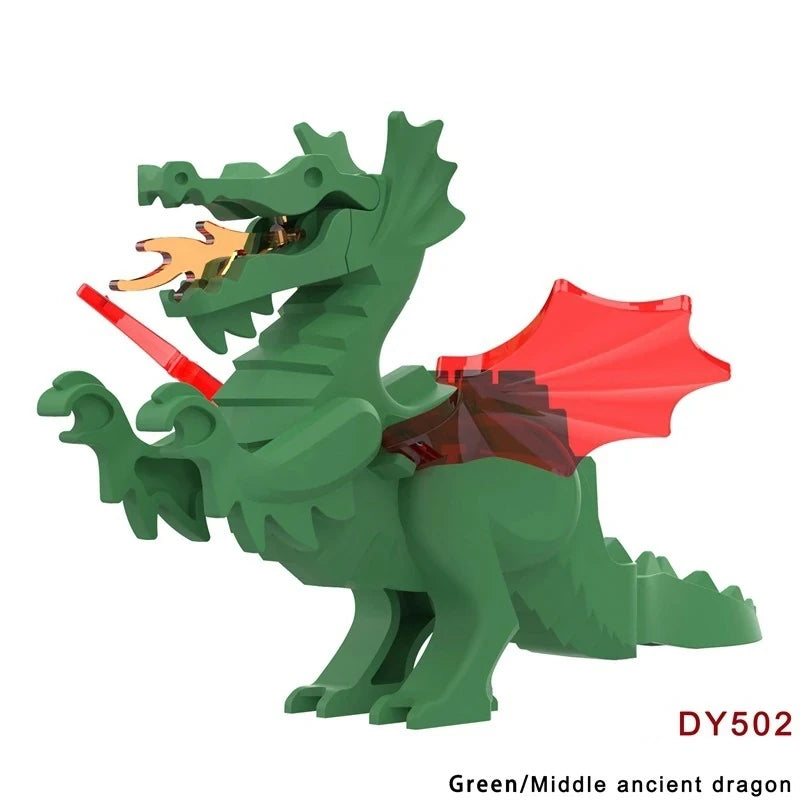 GreenMiddle ancient Dragon Minifigures DY502 Other MiniFigure