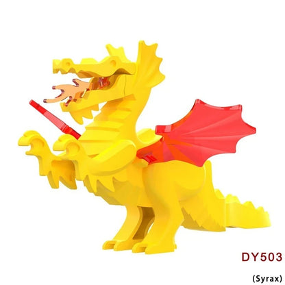 YellowMiddle ancient Dragon Minifigures DY503 Other MiniFigure