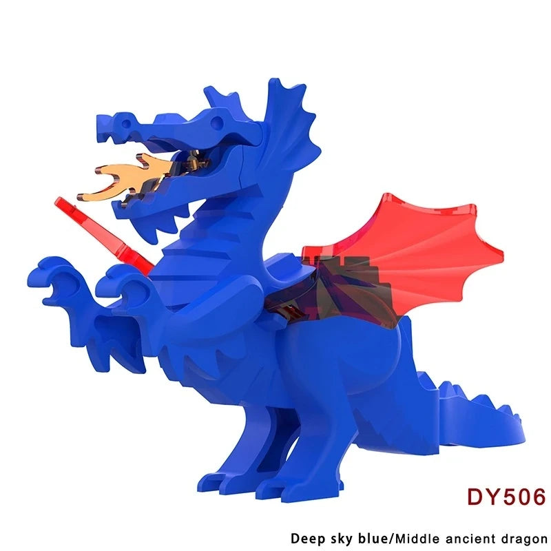 BlueMiddle ancient Dragon Minifigures DY506 Other MiniFigure