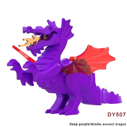 PurpleMiddle ancient Dragon Minifigures DY507 Other MiniFigure