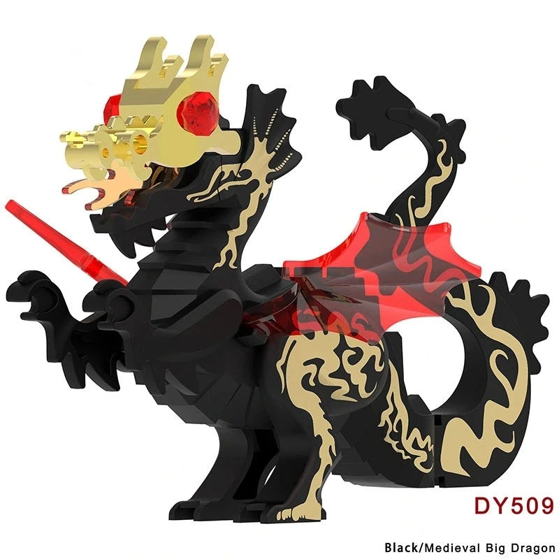 BlackMedieval Big Dragon Minifigures DY509 Other MiniFigure