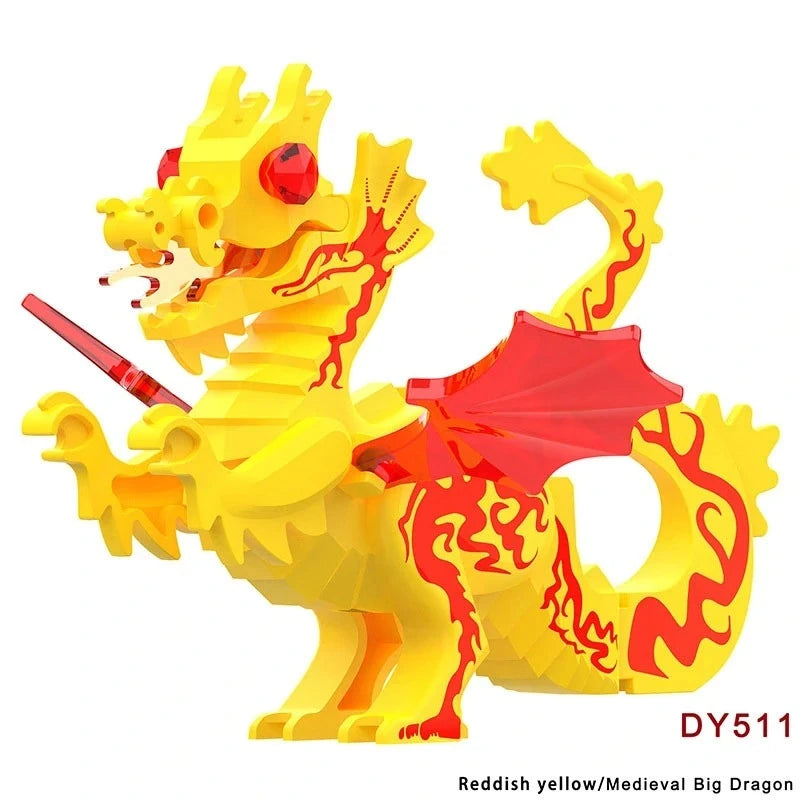 yellow/Medieval Big Dragon Minifigures DY511 Other MiniFigure