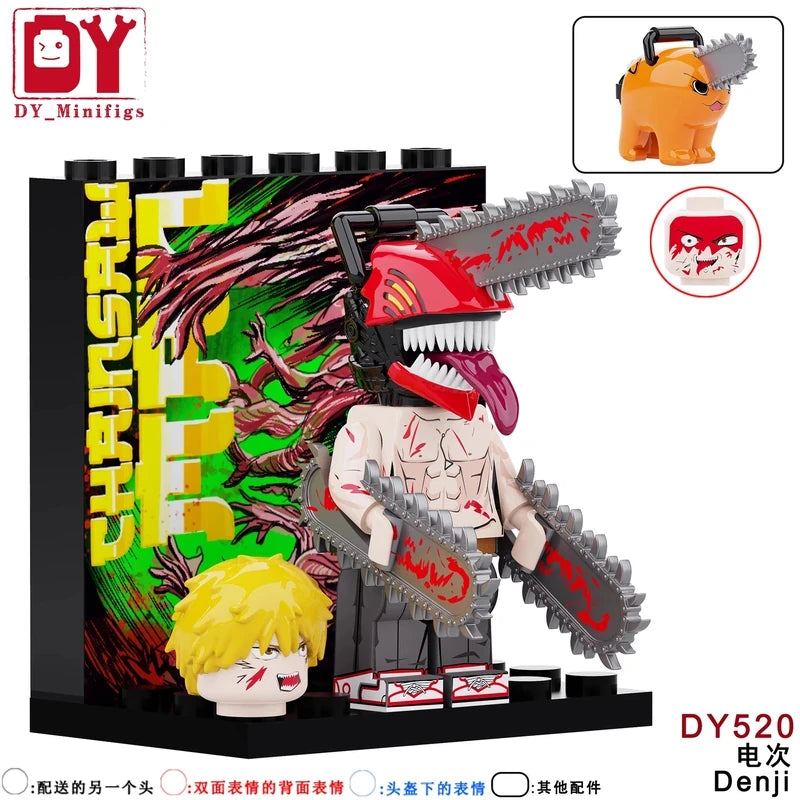 Denji Minifigures DY520 AnimeManga MiniFigure