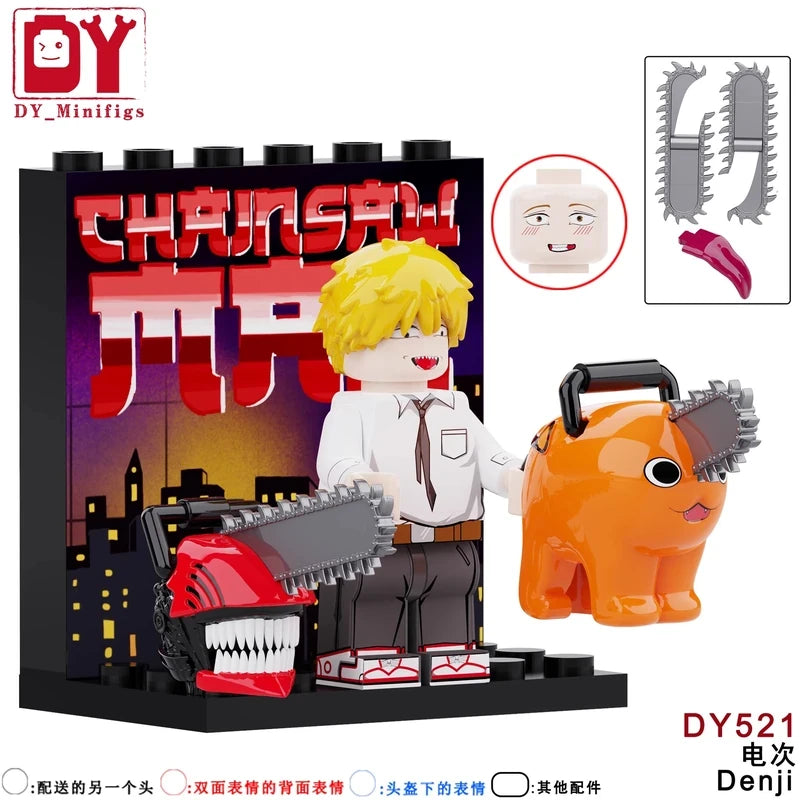 Denji Minifigures DY521 AnimeManga MiniFigure
