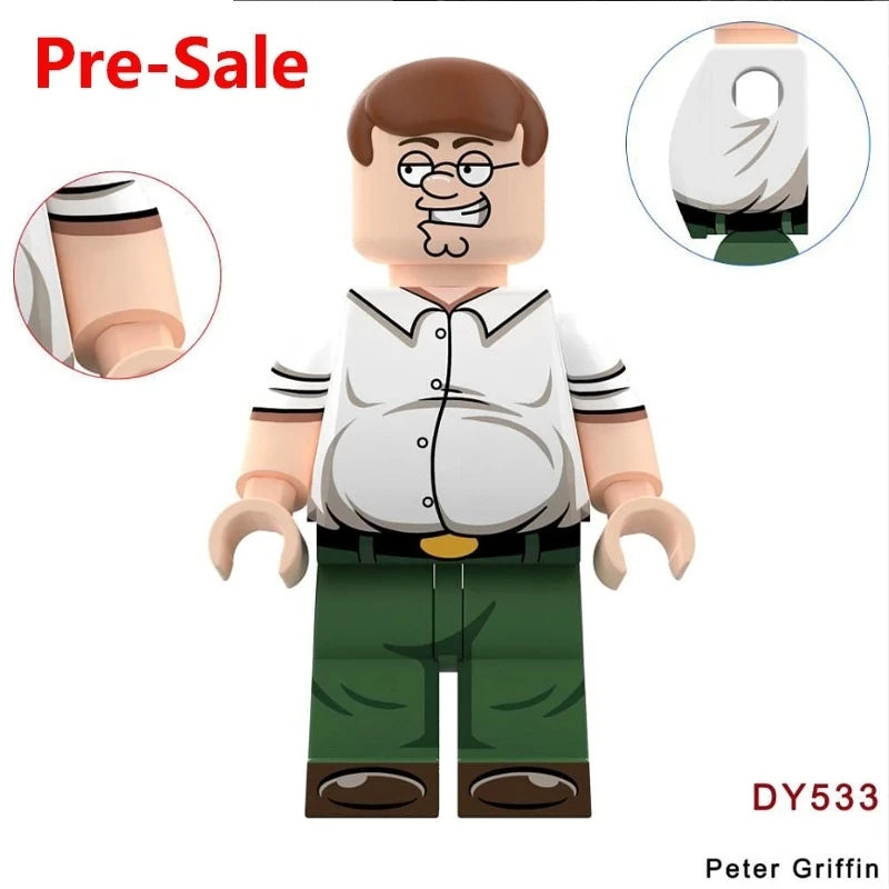 Peter Griffin Minifigures DY533 Movies and TV MiniFigure