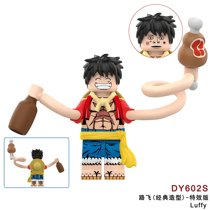 Monkey D. Luffy minifigures figure DY602 One Piece Custom Minifigure