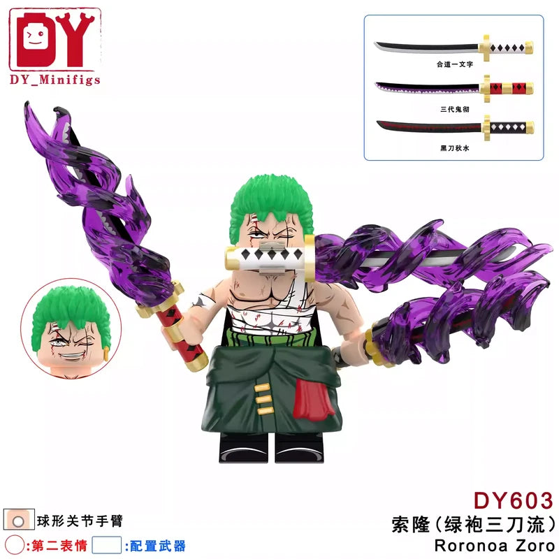 Roronoa Zoro DY603 Minifigures One Piece Minifigure