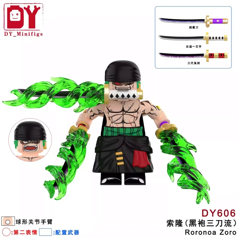 Roronoa Zoro DY606 Minifigures One Piece Minifigure