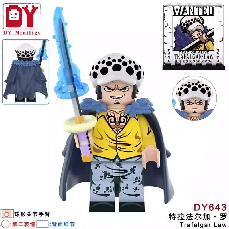 Trafalgar Law minifigures DY643 One Piece figure