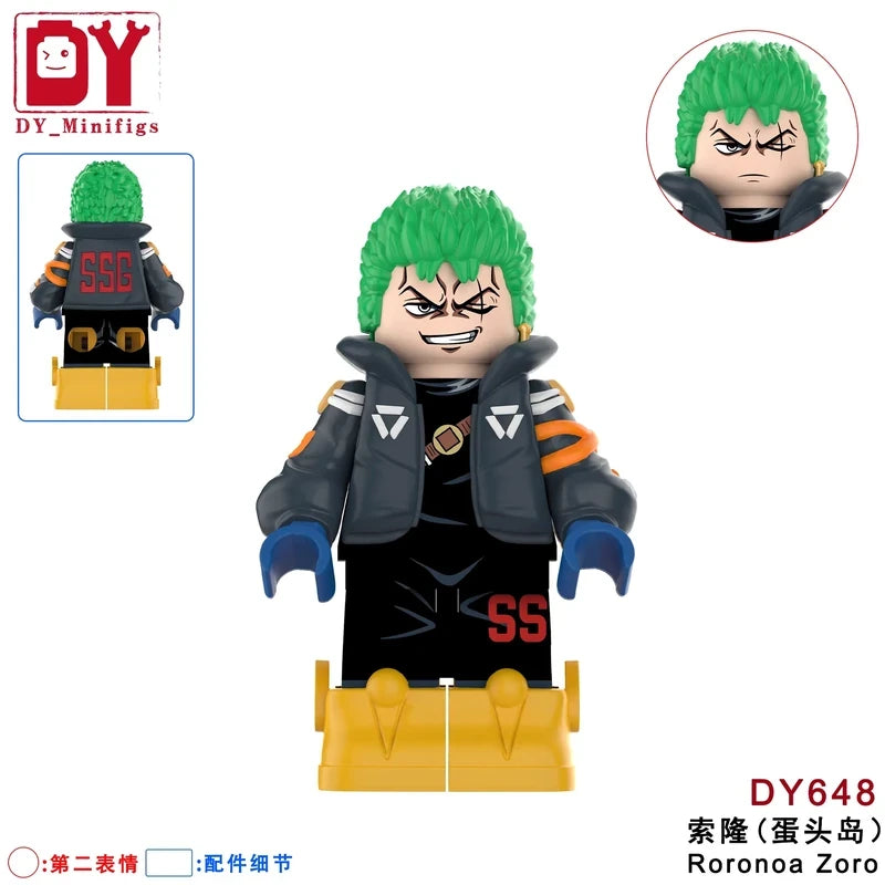 Roronoa Zoro minifigures DY648 One Piece figure