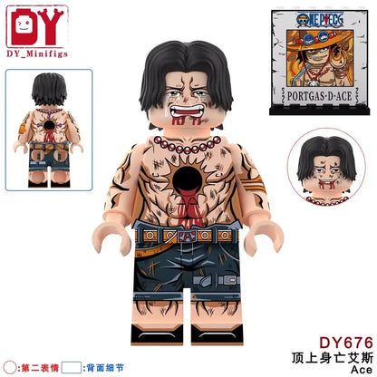 Portgas D. Ace minifigures DY676 One Piece figure